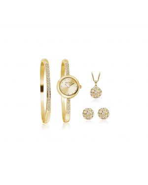 Montine Ladies Watch, Bangle, Pendant & Earring Set